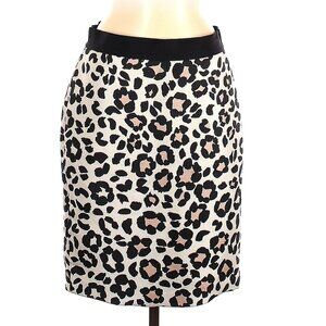Ann Taylor Animal Print Midi Skirt - Bold & Elegant, Size 6